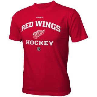 REEBOK Youth Detroit Red Wings Authentic Predecessor Team Color HD Short Sleeve