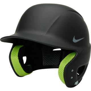NIKE Adult Breakout Batting Helmet, Black/volt