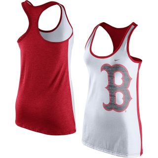 NIKE Womens Boston Red Sox Dri Blend Logo Loose Tank Top   Size XS/Extra
