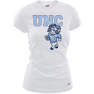 MJ Soffe Womens North Carolina Tar Heels T Shirt   White   Size Small, North