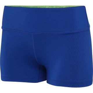 UNDER ARMOUR Womens HeatGear Sonic 2.5 Shorts   Size Xl, Blu away/green