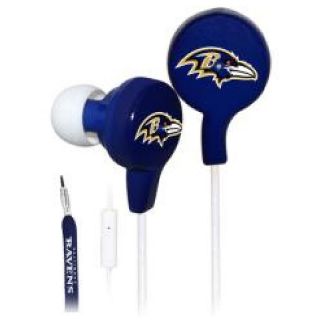 iHip Baltimore Ravens Shoelace Earbuds (HPFBBALSH)