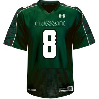 UNDER ARMOUR Mens Hawaii Rainbow Warriors Game Replica Football Jersey   Size