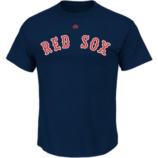 MAJESTIC ATHLETIC Mens Boston Red Sox Babe Ruth Cooperstown Name And Number T 