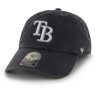 47 BRAND Mens Tampa Bay Rays Franchise Home Color Fitted Cap   Size Small,