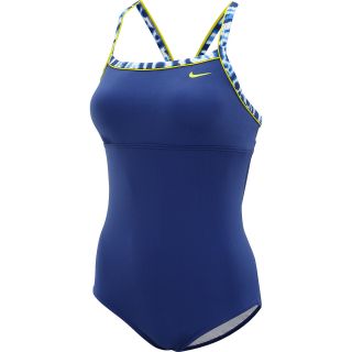 NIKE Womens Lingerie Trainer Tank One Piece Swimsuit   Size 14, Deep Royal