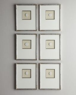 Six Small Framed Intaglios