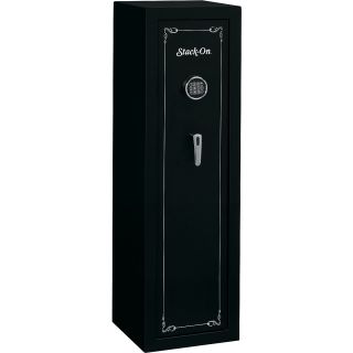 Stack On 10 Gun Non Fire Safe   Size Electronic Lock Crbw, Black (SS 10 MB E 