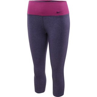 NIKE Womens Legend 2.0 Tight Fit Cotton Capri Pants   Size Xl, Purple