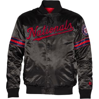 Washington Nationals Logo Black Jacket (STARTER)   Size 2xl, Black