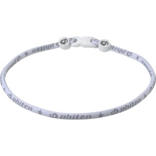 PHITEN Titanium Necklace   Star   Size 22, White
