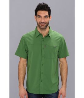 Columbia Ripsoft S/S Shirt Mens Short Sleeve Button Up (Green)
