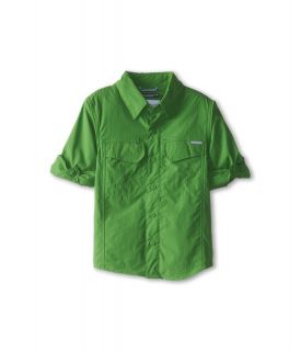 Columbia Kids Silver Ridge L/S Shirt Boys Long Sleeve Button Up (Green)