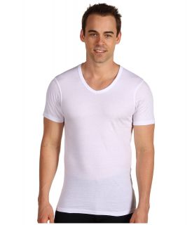 Calvin Klein Underwear Slim Fit V Neck 3 Pack Mens T Shirt (White)