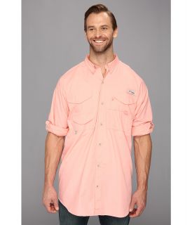 Columbia Bonehead L/S Shirt   Tall Mens Long Sleeve Button Up (Pink)
