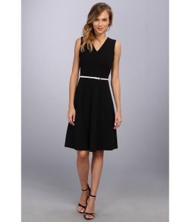 Calvin Klein Aline Lux Womens Dress (Black)