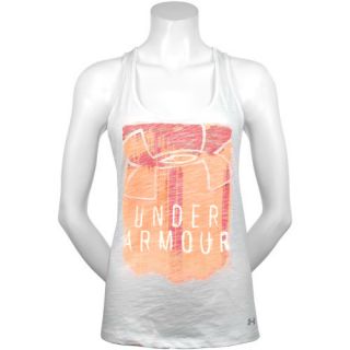 Under Armour Charged Cotton Slub Branded Tank Under Armour Womens Athletic App
