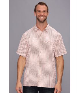 Columbia Declination Trail S/S Shirt   Tall Mens Short Sleeve Button Up (Pink)