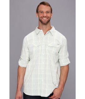Columbia Silver Ridge Plaid L/S   Extended Mens Long Sleeve Button Up (White)