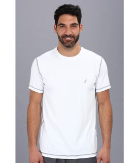 Nautica Performance Tech S/S Crew Neck T Shirt Mens T Shirt (White)