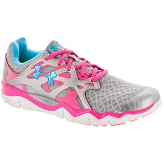 Under Armour Micro G Monza Under Armour Womens Running Shoes Silver/Pinkadelic