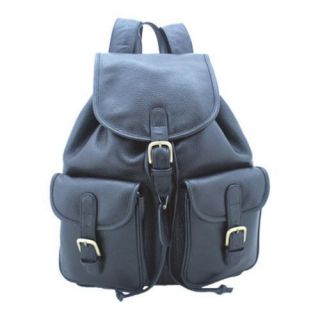 Leatherbay Pocket Backpack Black