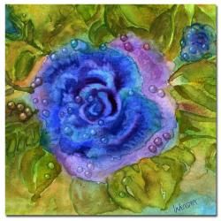Wendra Blue Rose Canvas Art