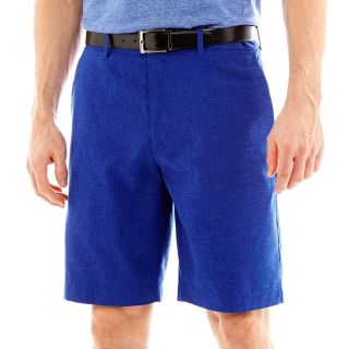 Jack Nicklaus Solid Fashion Shorts, Blue, Mens