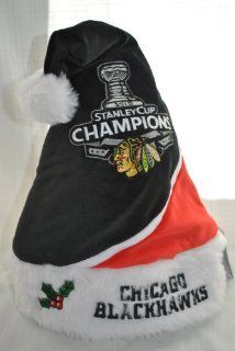 Chicago Blackhawks Stanley Cup champions SWOOP COLORBLOCK SANTA hat 