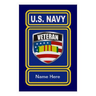 US Navy Vietnam Veteran Custom Print