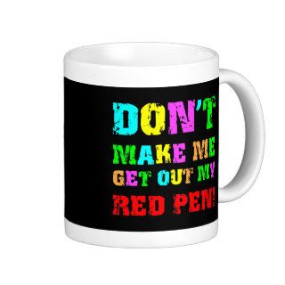 Funny teacher coffee mugs