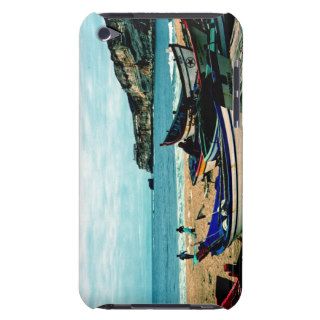 Portugal Seaside IV   Colorful Boats on the Beach iPod Touch Case Mate Case