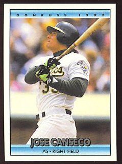 1992 Donruss #548 Jose Canseco Baseball 