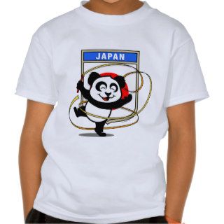 Japan Rhythmic Gymnastics Panda Tshirt