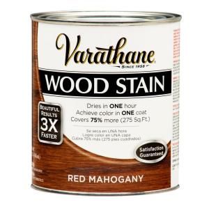 Varathane 1 qt. Red Mahogany 3x Wood Stain 266262