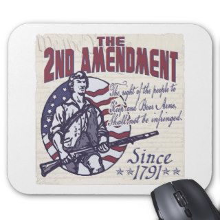 2nd Amendment Pro Guns Shirts and Gifts Mouse Pad