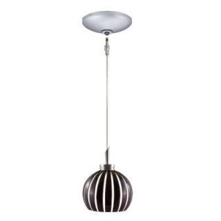 JESCO Lighting Low Voltage Quick Adapt 4.625 in. x 101.875 in. Black/White Pendant and Canopy Kit KIT QAP102 BW A