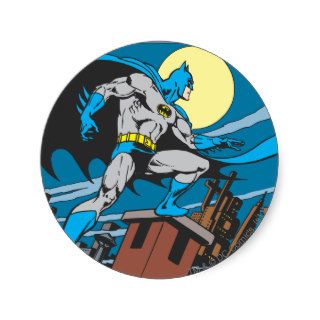Batman Surveys City Stickers