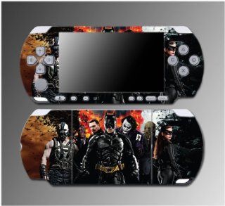 Batman The Dark Knight Rises Joker Catwoman Video Game Vinyl Decal Sticker Cover Skin Protector for Sony PSP Slim 3000 3001 3002 3003 3004 Playstation Portable Video Games
