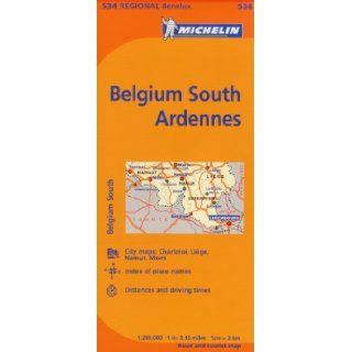 Belgium, South Ardenne 534 (Maps/Regional (Michelin)) Michelin Travel & Lifestyle 9782067175075 Books
