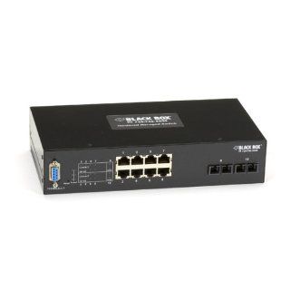 Hardened Managed Ethernet Switch, 8 Port 10/100BASE TX + 2 Port 1000BASE SX Gigabit SC Multimode (550 m) Computers & Accessories