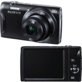 Finepix T550 16mp 12 X Black  Point And Shoot Digital Cameras  Camera & Photo