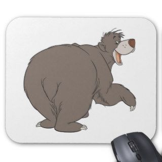 Jungle Book Baloo bear dancing  "follow me friend" Mouse Pads