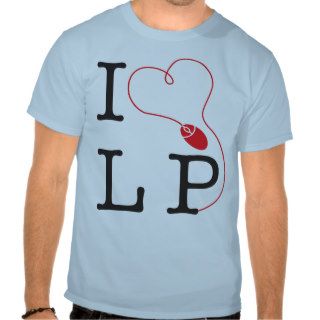 I (heart) LP front/back design Tee Shirt