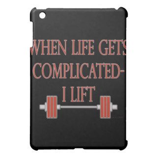 Bodybuilding When Life Gets Complicated I Lift iPad Mini Cover