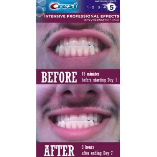 Crest 3D White Intensive Professional Effects Teeth Whitening Strips 7 Count Health & Personal Care