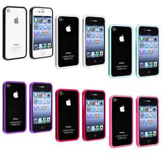 Premium Apple iPhone 4 TPU Bumper Case Eforcity Cases & Holders