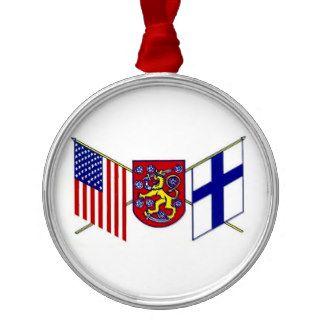 USA Coat of Arms Finland Ornaments