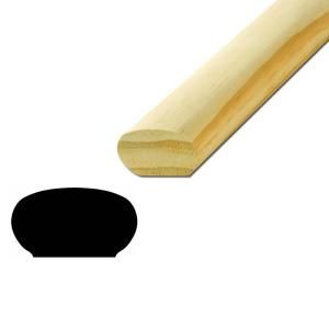 American Wood Moulding WM240 1 1 1/4 in. x 2 1/4 in. Solid Pine Hand Rail Moulding 240 LF