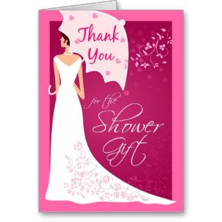 Thank You   Bridal Shower Gift Thank You Cards